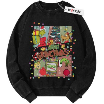 Merry Grinchmas Sweater, The Grinch Sweater, Adult Sweater, Christmas Sweater, Vintage Sweater