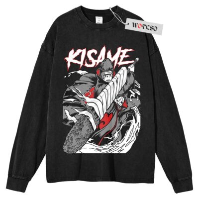 Kisame Sweater, Naruto Shippuden Sweater, Anime Sweater, Anime Adult Sweater, Long Sleeve Sweater