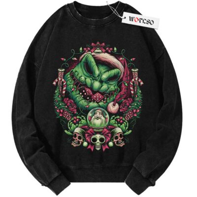 Oogie Boogie Sweater, Holiday Sweater, Christmas Movie Sweater, Adult Sweater, Vintage Sweater