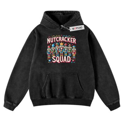 Nut Cracker Squad Hoodie, Holiday Hoodie, Christmas Movie Hoodie, Adult Hoodie, Vintage Hoodie