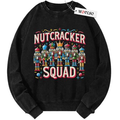 Nut Cracker Squad Sweater, Holiday Sweater, Christmas Movie Sweater, Adult Sweater, Vintage Sweater