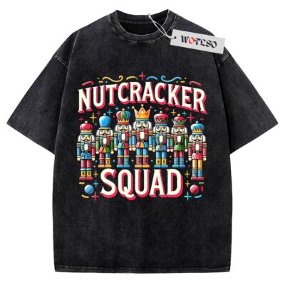 Nut Cracker Squad Shirt, Holiday Shirt, Christmas Movie Shirt, Adult Shirt, Vintage Tee