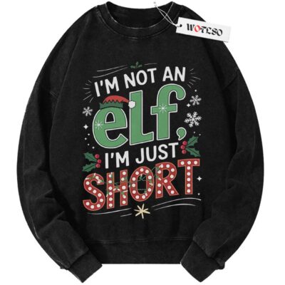 Buddy the Elf Sweater, Holiday Sweater, Christmas Movie Sweater, Adult Sweater, Vintage Sweater