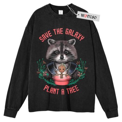 Guardians of the Galaxy Sweater, Rocket Sweater, Movie Sweater, Christmas Adult Sweater, Long Sleeve Sweater