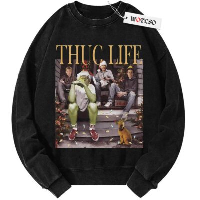 Thug life Grinch Sweater, Buddy the Elf Sweater, Clark Griswold Sweater, Home Alone Sweater, Vintage Sweater