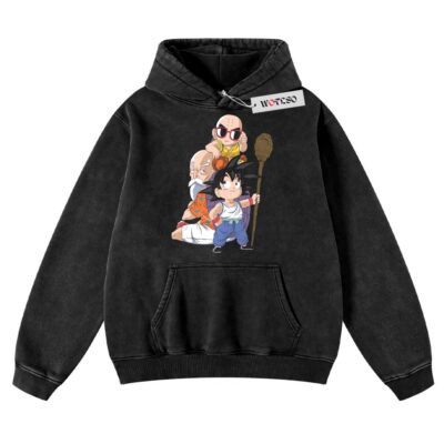 Kid Gohan Hoodie, DBZ Hoodie, Son Goku Hoodie, Anime Adult Hoodie, Vintage Hoodie