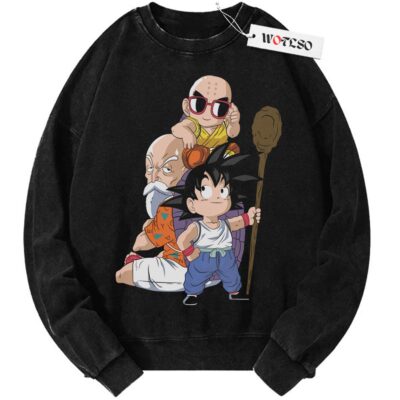 Kid Gohan Sweater, DBZ Sweater, Son Goku Sweater, Anime Adult Sweater, Vintage Sweater