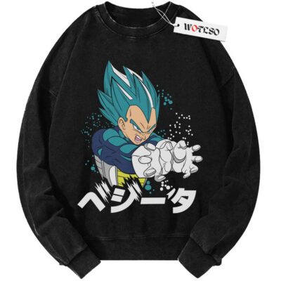 Vegeta Sweater, DBZ Sweater, Son Goku Sweater, Anime Adult Sweater, Vintage Sweater