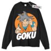 Songoku Sweater, DBZ Sweater, Son Goku Sweater, Anime Adult Sweater, Long Sleeve Sweater