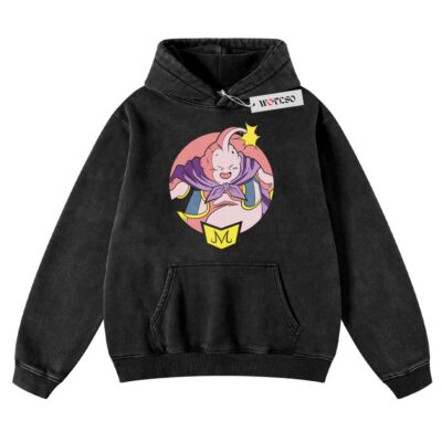 Majin Buu Hoodie, DBZ Hoodie, Son Goku Hoodie, Anime Adult Hoodie, Vintage Hoodie