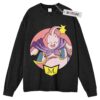 Majin Buu Sweater, DBZ Sweater, Son Goku Sweater, Anime Adult Sweater, Long Sleeve Sweater