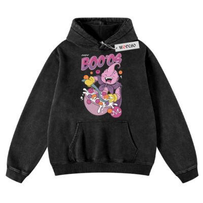 Majin Buu Hoodie, DBZ Hoodie, Son Goku Hoodie, Anime Adult Hoodie, Vintage Hoodie