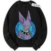 Beerus Sweater, DBZ Sweater, Son Goku Sweater, Anime Adult Sweater, Vintage Sweater