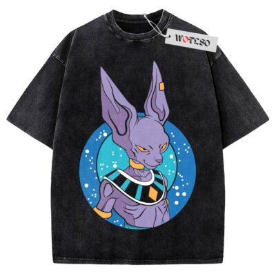 Beerus Shirt, DBZ Shirt, Son Goku Shirt, Anime Adult Shirt, Vintage Tee