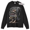 Titan Eren Sweater, Attack On Tittan Sweater, Japanese Style Sweater, Anime Adult Sweater, Long Sleeve Sweater