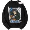 Levi Sweater, Attack On Tittan Sweater, Japanese Style Sweater, Anime Adult Sweater, Vintage Sweater