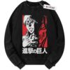 Eren Sweater, Attack On Tittan Sweater, Japanese Style Sweater, Anime Adult Sweater, Vintage Sweater