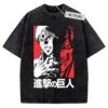 Eren Shirt, Attack On Tittan Shirt, Japanese Style Shirt, Anime Adult Shirt, Vintage Tee