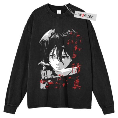 Mikasa Sweater, Attack On Tittan Sweater, Japanese Style Sweater, Anime Adult Sweater, Long Sleeve Sweater