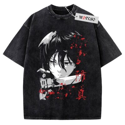 Mikasa Shirt, Attack On Tittan Shirt, Japanese Style Shirt, Anime Adult Shirt, Vintage Tee