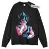 Dragonball Vegito Sweater, DBZ Sweater, Son Goku Sweater, Anime Adult Sweater, Long Sleeve Sweater