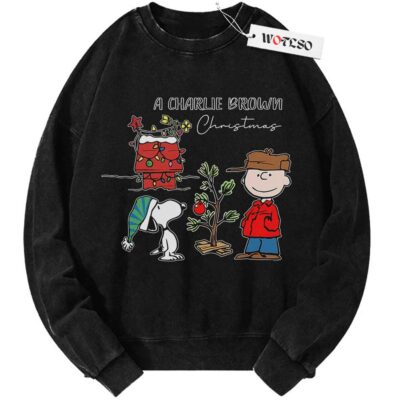 A Charlie Brown Christmas Sweater, Snoopy Sweater, Christmas Movie Sweater, Adult Sweater, Vintage Sweater