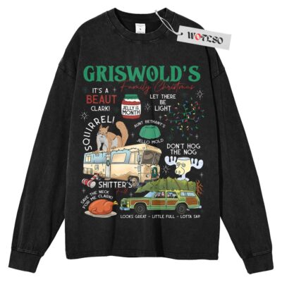 Clark Griswold Sweater, Holiday Sweater, Christmas Movie Sweater, Adult Sweater, Long Sleeve Sweater