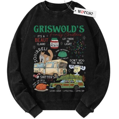 Clark Griswold Sweater, Holiday Sweater, Christmas Movie Sweater, Adult Sweater, Vintage Sweater