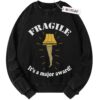 Fragile Sweater, Adult Sweater, Movie Sweater, Christmas Sweater, Vintage Sweater