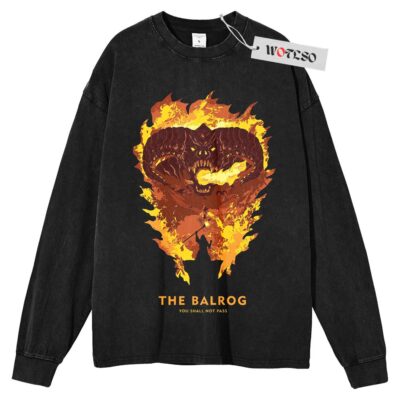 Lord of the Rings Sweater, The Balrog Sweater, Sauron Sweater, Christmas Sweater, Long Sleeve Sweater