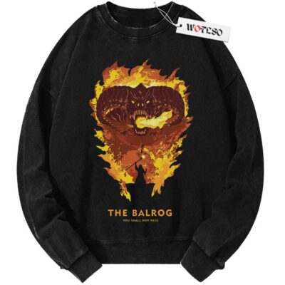 Lord of the Rings Sweater, The Balrog Sweater, Sauron Sweater, Christmas Sweater, Vintage Sweater