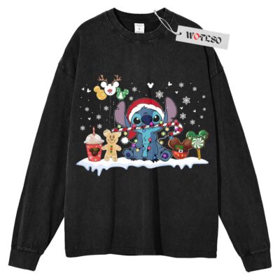 Stitch Sweater, Lilo and Stitch Sweater, Disney Sweater, Christmas Sweater, Long Sleeve Sweater