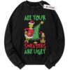 The Grinch Sweater, Holiday Sweater, Adult Sweater, Christmas Sweater, Vintage Sweater