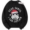 Dear Santa, I Can Explain Sweater, Star War Sweater, Movie Sweater, Christmas Sweater, Vintage Sweater