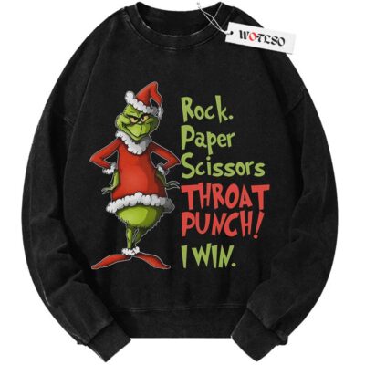 The Grinch Sweater, Holiday Sweater, Adult Sweater, Christmas Sweater, Vintage Sweater