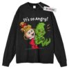 The Grinch Sweater, Holiday Sweater, Adult Sweater, Christmas Sweater, Long Sleeve Sweater