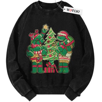 Teenage Mutant Ninja Turtles Sweater, Holiday Sweater, Adult Sweater, Christmas Sweater, Vintage Sweater