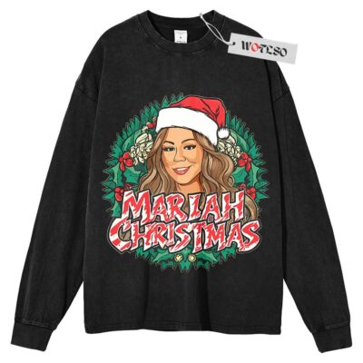 All I want for Christmas is you Sweater, Mariah Carey Sweater, Christmas Song Sweater, Christmas Sweater, Long Sleeve Sweater