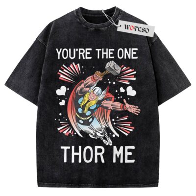 You're the one Thor me Shirt, Thor Shirt, Marvel Shirt, Adult Shirt, Vintage Tee