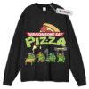 Did someone say Pizza Sweater, Teenage Mutant Ninja Turtles Sweater, Adult Sweater, Christmas Sweater, Long Sleeve Sweater