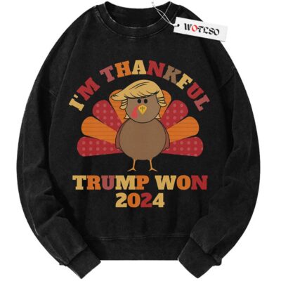 Funny thanksgiving Sweater, Donald Trump thanksgiving Sweater, Retro thanksgiving Sweater, Adult Sweater, Vintage Sweater