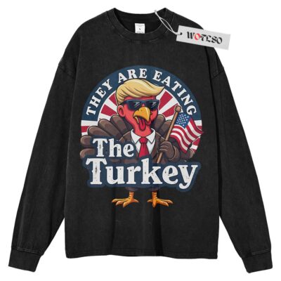 Funny thanksgiving Sweater, Donald Trump thanksgiving Sweater, Retro thanksgiving Sweater, Adult Sweater, Long Sleeve Sweater