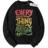 Every Little Things is gonna be all Right Sweater, Bob Marley Sweater, Music Sweater, Retro Sweater, Vintage Sweater