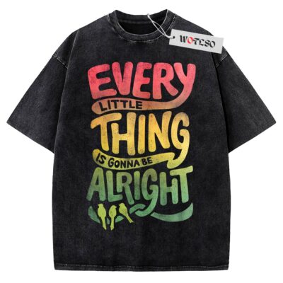 Every Little Things is gonna be all Right Shirt, Bob Marley Shirt, Music Shirt, Retro Shirt, Vintage Tee