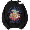 Baby Yoda Sweater, Starwar Sweater, Christmas Movie Sweater, Christmas Sweater, Vintage Sweater