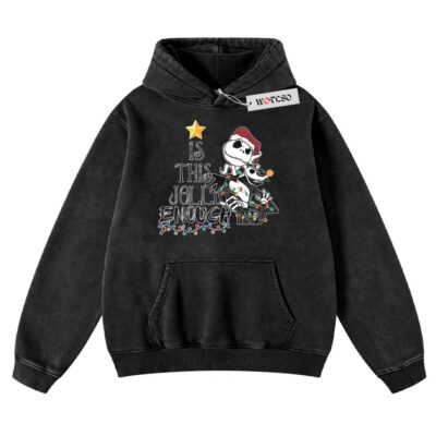 Nightmare Before Christmas Hoodie, Jack Skellington Hoodie, Jack and Sally Holiday Hoodie, Disneyland Family Xmas Hoodie, Vintage Hoodie