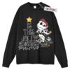 Nightmare Before Christmas Sweater, Jack Skellington Sweater, Jack and Sally Holiday Sweater, Disneyland Family Xmas Sweater, Long Sleeve Sweater