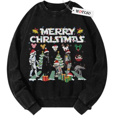 Star Wars Family Christmas Sweater, Galaxy Wars Christmas Sweater, Disney Xmas Gift Sweater, Disneyland Christmas Gift Sweater, Vintage Sweater