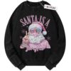 Santa Is A Swiftie Sweater, Taylor Swift Sweater, Christmas Sublimation Sweater, Funny Christmas Sweater, Vintage Sweater