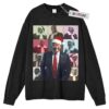 Funny Christmas Sweater, Donald Trump thanksgiving Sweater, Retro christmas Sweater, Adult Sweater, Long Sleeve Sweater